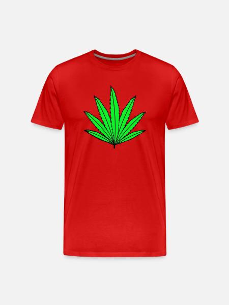 Hemp - Men's Premium Organic T-Shirt - red