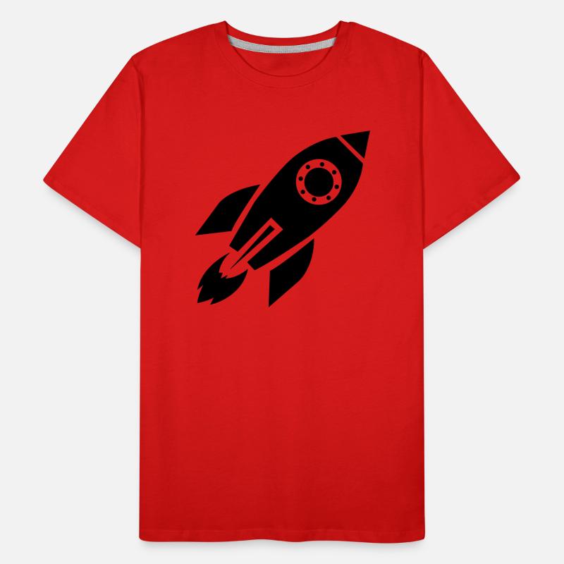 fusée T-shirt bio Premium Homme