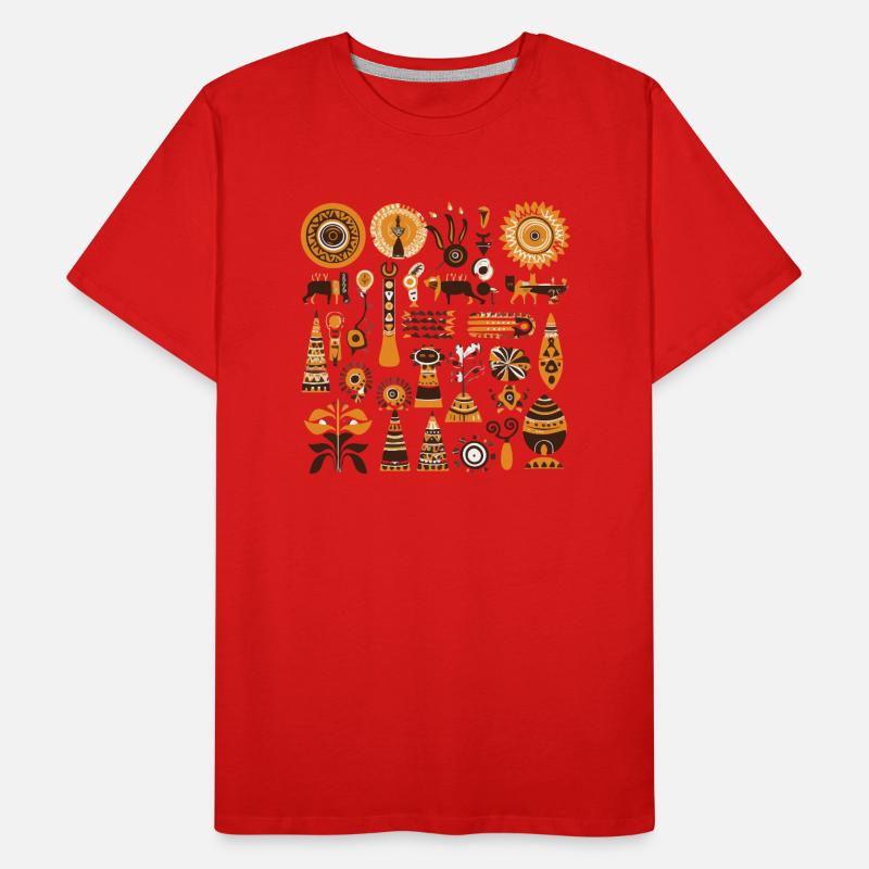 African folklore Men's Premium Organic T-Shirt