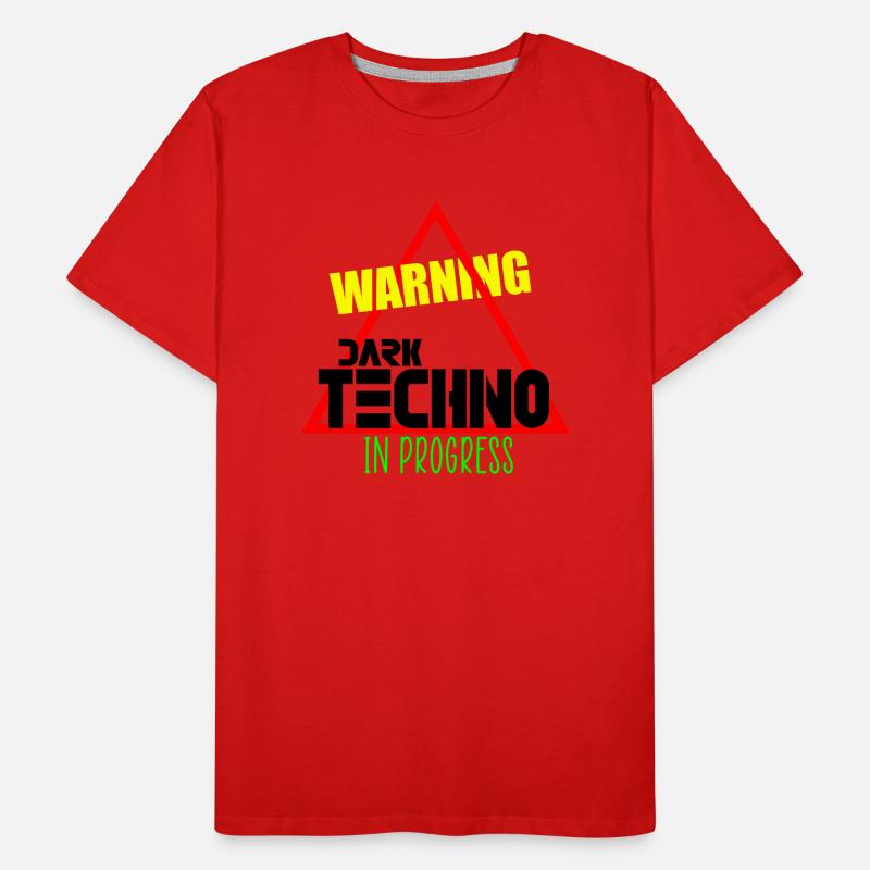 Dark techno in progress Men's Premium Organic T-Shirt