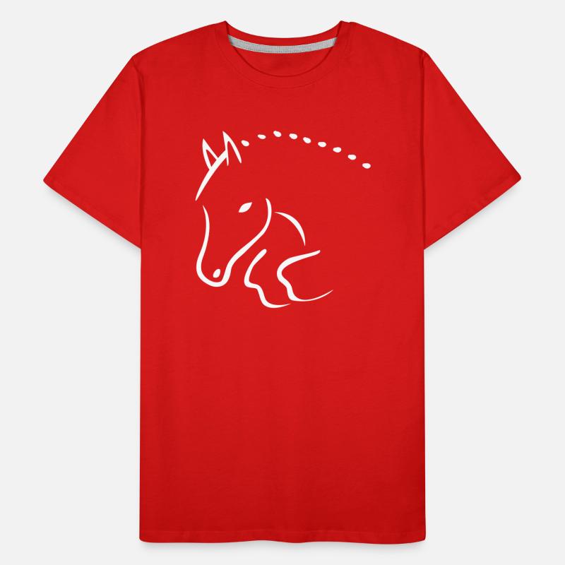 Springpferd Männer Premium Bio T-Shirt