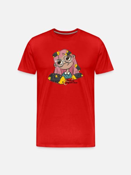 Nature Isopod Oase - Männer Premium Bio T-Shirt - Rot
