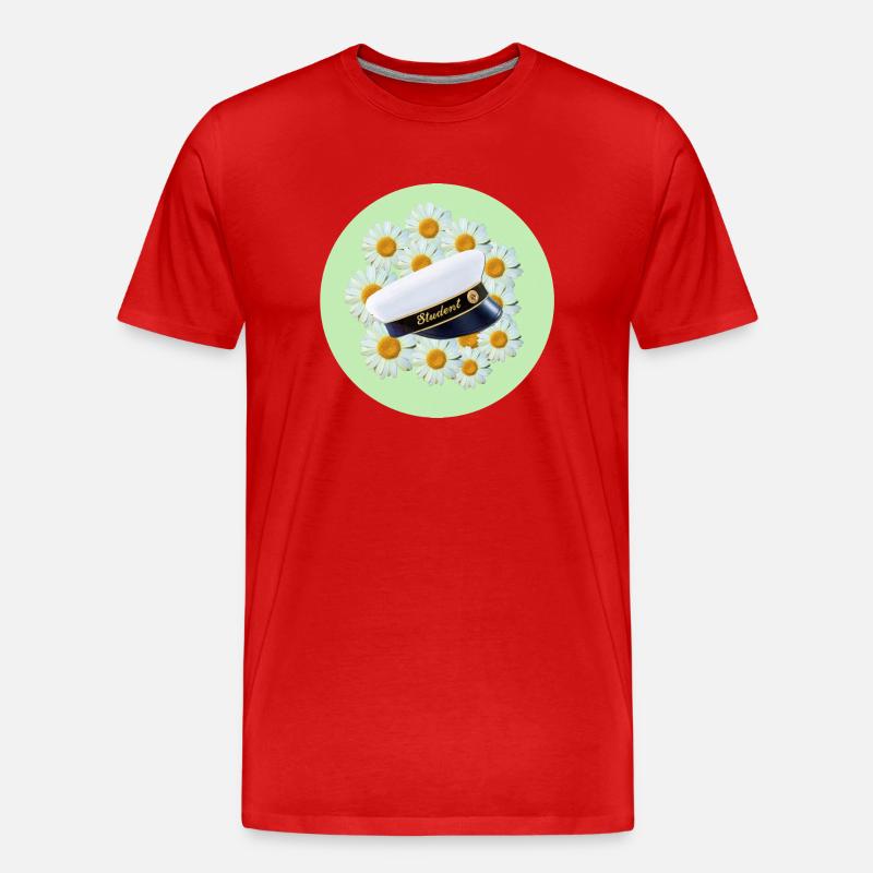 Abschlussfeier 2024 Abiturfeier - Männer Premium Bio T-Shirt - Rot