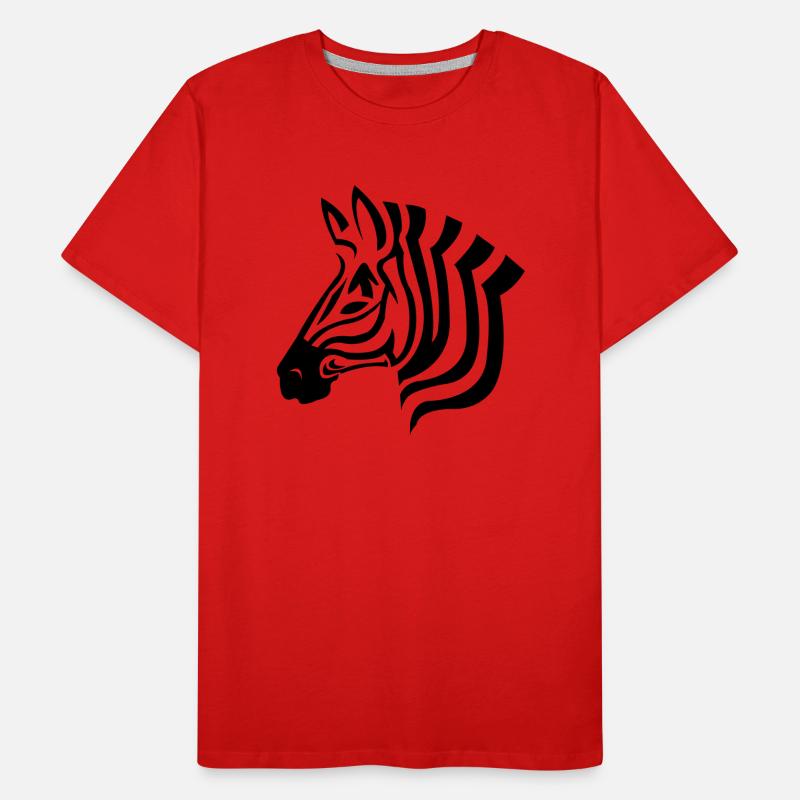 zebra Männer Premium Bio T-Shirt