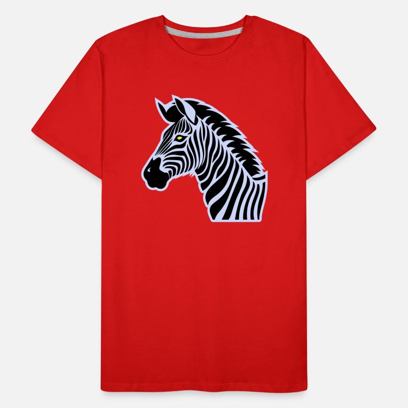 zebra Men's Premium Organic T-Shirt