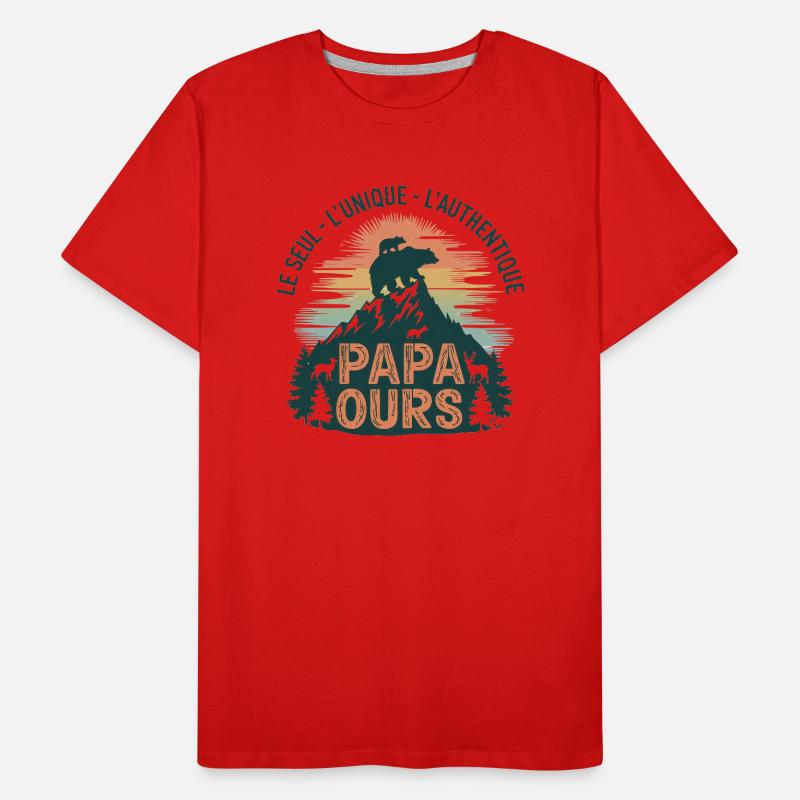 Der einzigartige Männer Premium Bio T-Shirt
