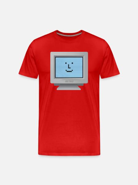 CRT design - Hello everyone! - Men's Premium Organic T-Shirt - red