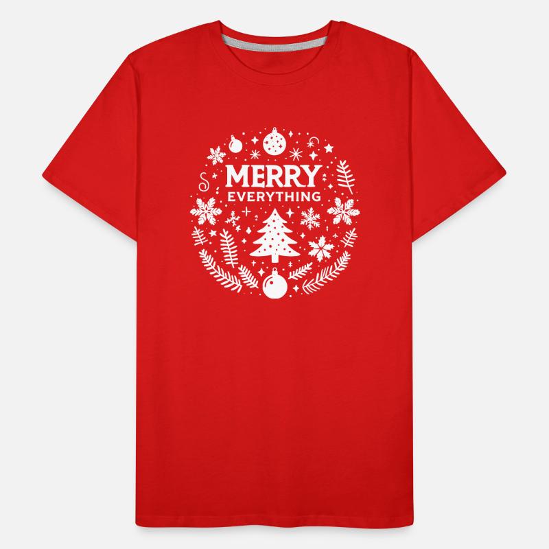 Merry Everything Men's Premium Organic T-Shirt