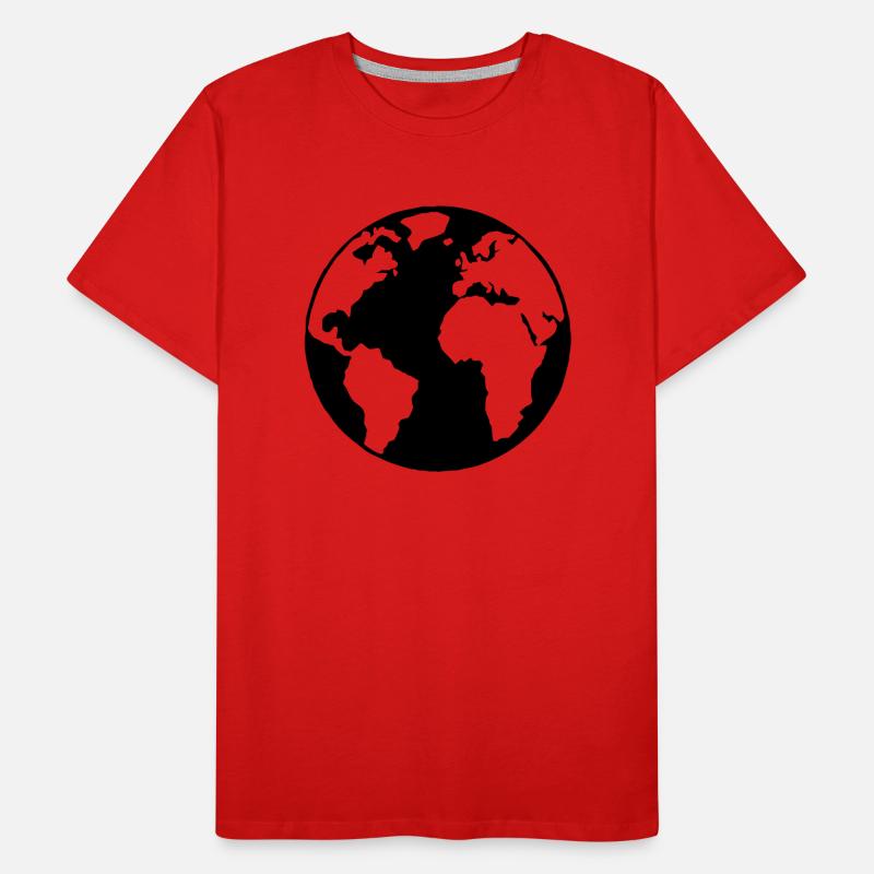 globe Men's Premium Organic T-Shirt