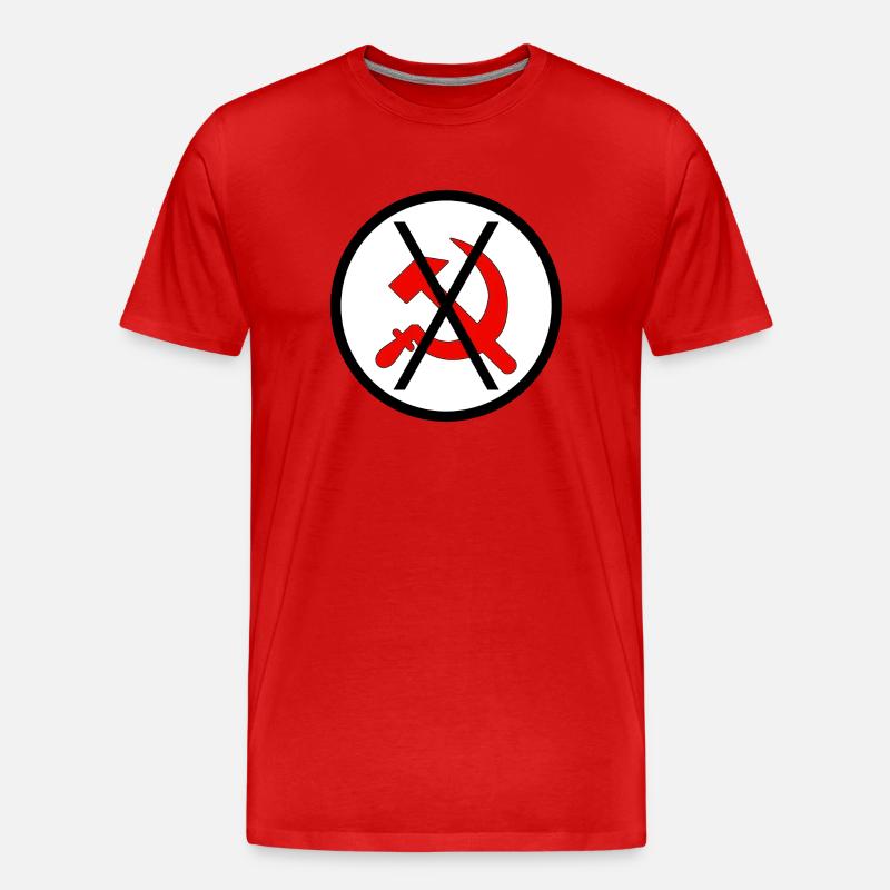 symbol - Männer Premium Bio T-Shirt - Rot