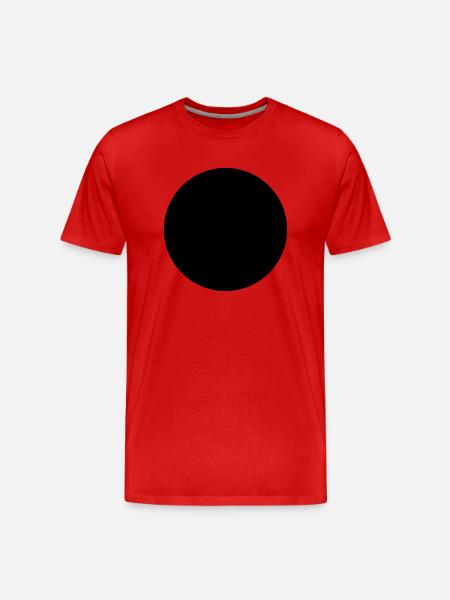 Kreis - Männer Premium Bio T-Shirt - Rot