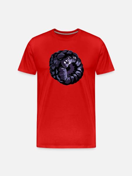 Blackberry - Men's Premium Organic T-Shirt - red