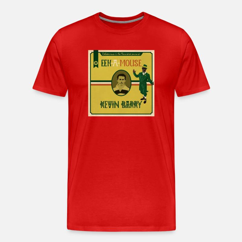 Eek-a-Mouse Kevin Barry - Männer Premium Bio T-Shirt - Rot