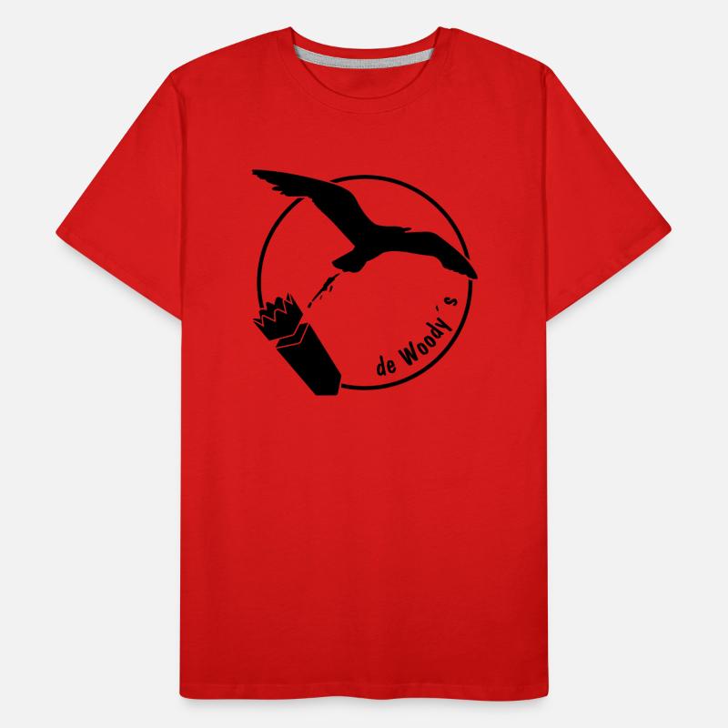 deWoodys Schiss Männer Premium Bio T-Shirt
