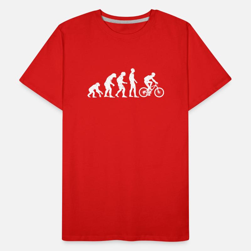 BIKE EVOLUTION! T-shirt bio Premium Homme