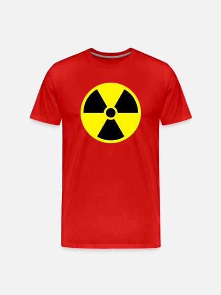 radioactive - T-shirt bio Premium Homme - rouge