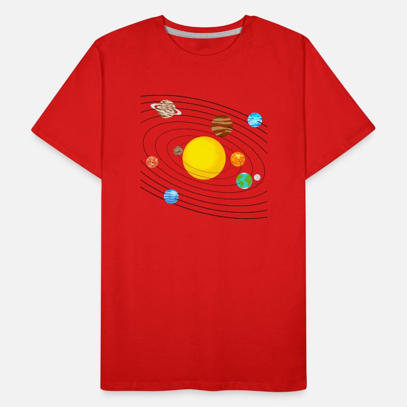 solar system Men's Premium Organic T-Shirt
