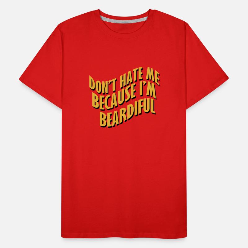 cadeau Bart Barträger Echtermann Poilu T-shirt bio Premium Homme