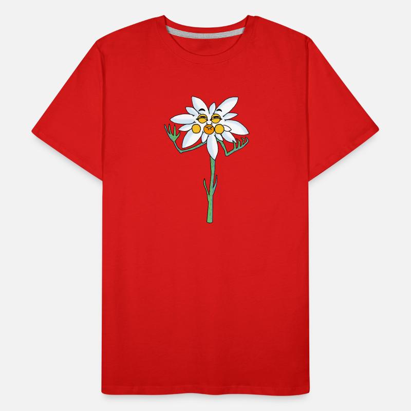 edelweiss T-shirt bio Premium Homme