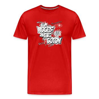 Noces de coton ELLE - T-shirt bio Premium Homme - rouge - Devant - Damien (186cm)