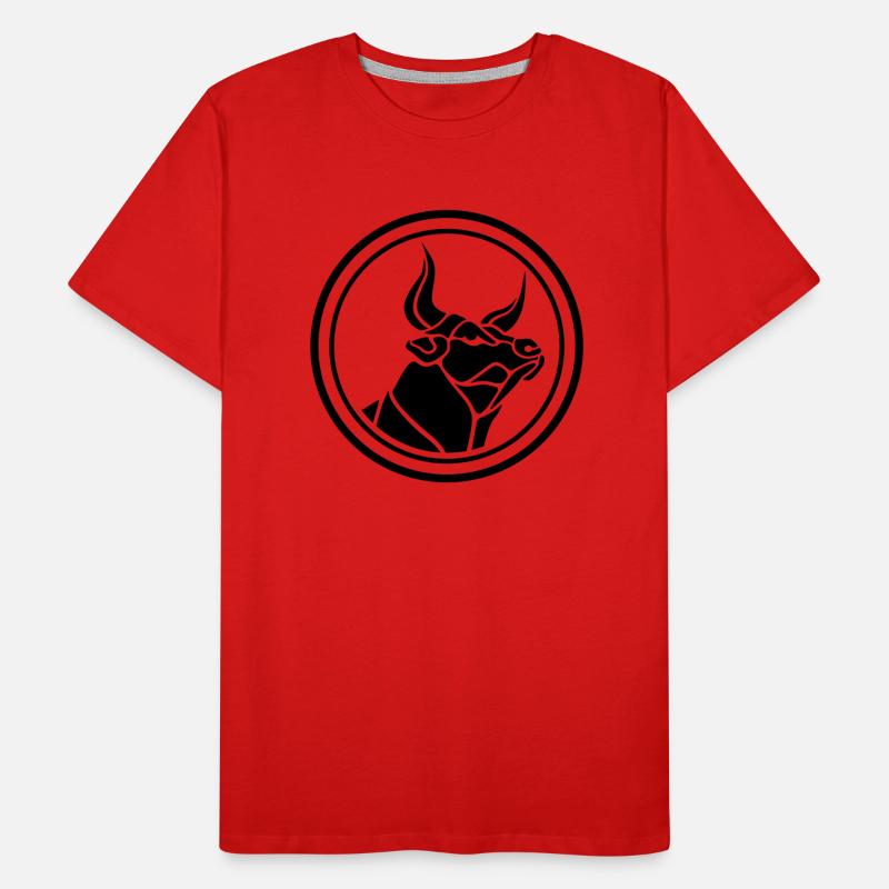 Stier Männer Premium Bio T-Shirt