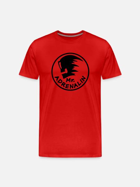 mr_adrenalin_l - Men's Premium Organic T-Shirt - red