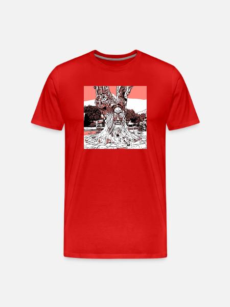 Matala-Spirit I - Männer Premium Bio T-Shirt - Rot