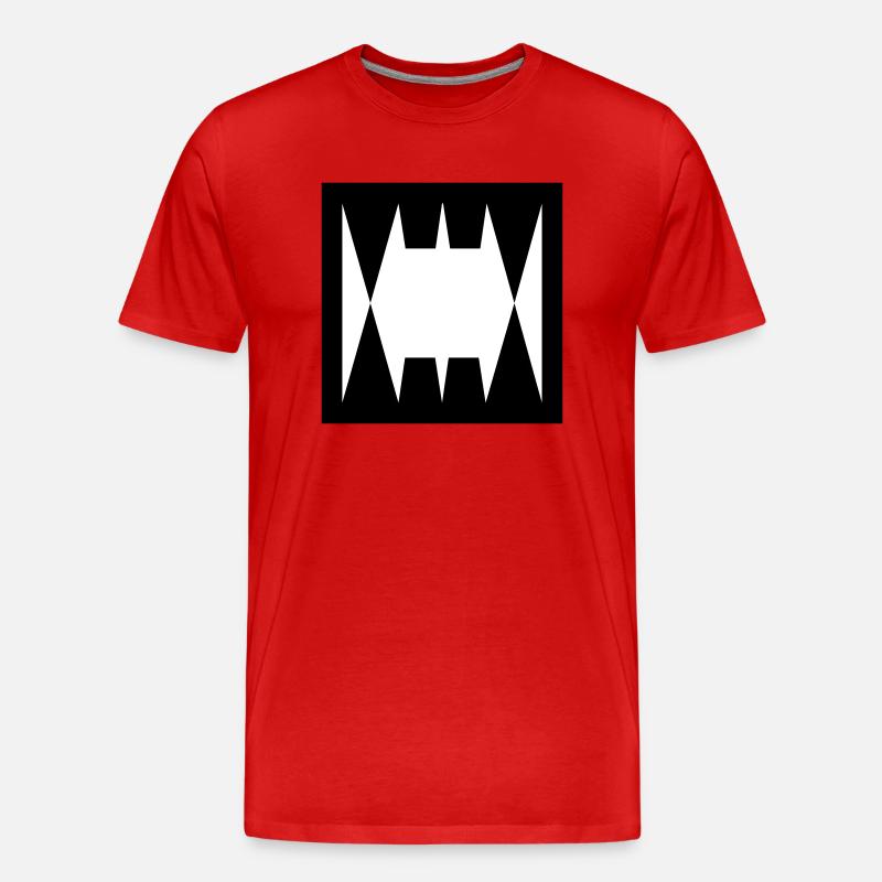 Ork Glyphe: War - Männer Premium Bio T-Shirt - Rot