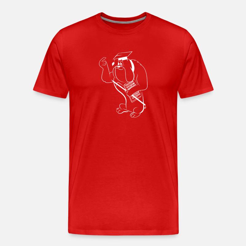 profspike 2 invers - Männer Premium Bio T-Shirt - Rot