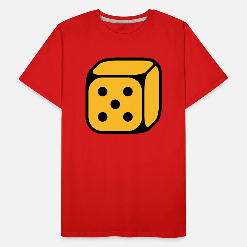 Dé Avec Numéro 5 (Cinq / 2C) T-shirt bio Premium Homme