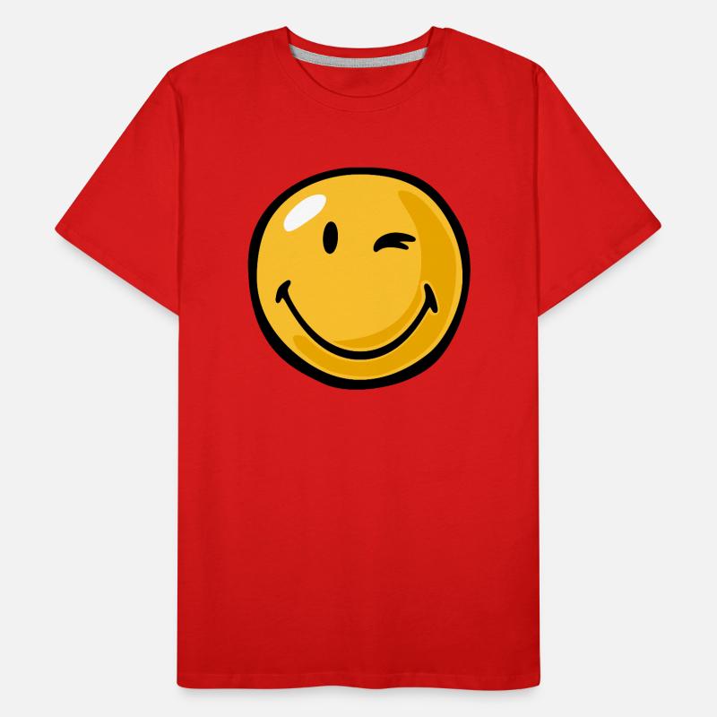 Smiley friendly T-shirt bio Premium Homme