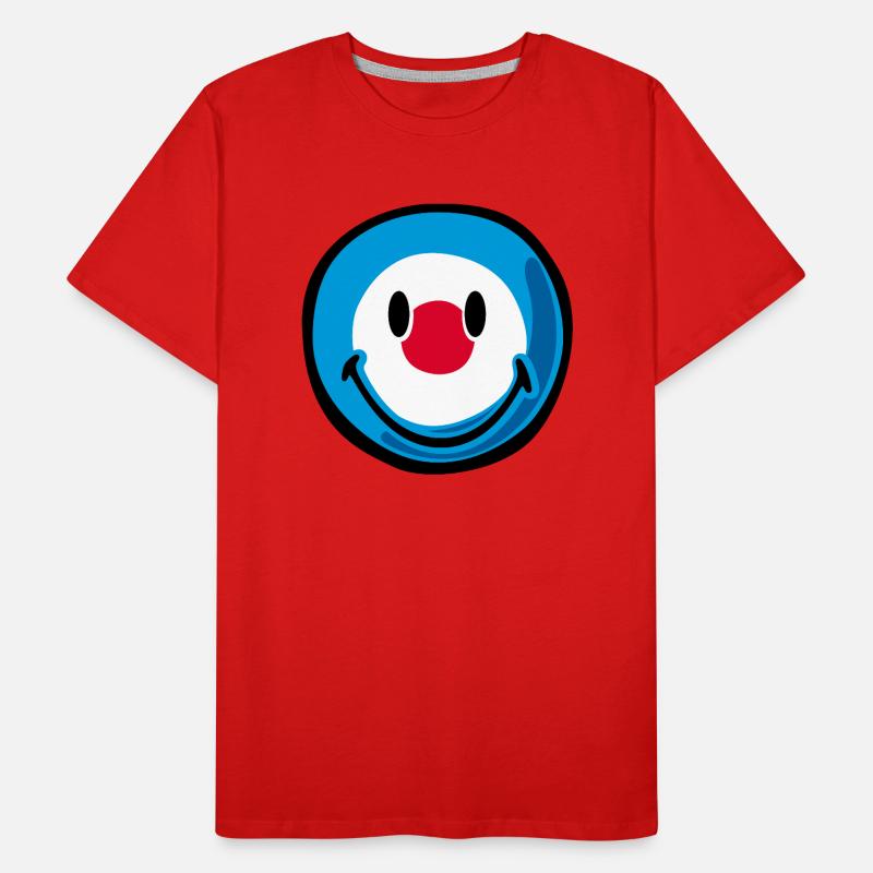 Smiley Target T-shirt bio Premium Homme