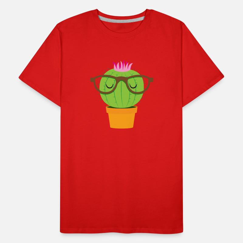 Nerdi petits cactus T-shirt bio Premium Homme