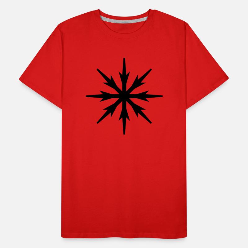 conception de flocons de neige T-shirt bio Premium Homme