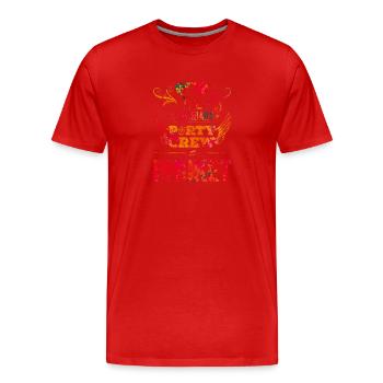 phuket party crew - Männer Premium Bio T-Shirt - Rot - Vorne - Damien (186cm)
