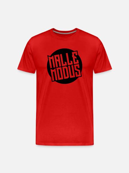 malle modus design - Männer Premium Bio T-Shirt - Rot