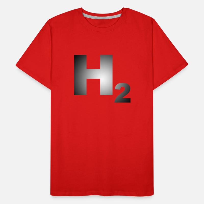 Hydrogen - H2 mobility Men's Premium Organic T-Shirt