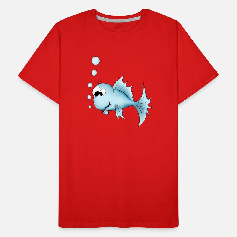 Fisch Männer Premium Bio T-Shirt