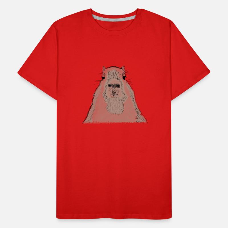 Capybara - capybara Men's Premium Organic T-Shirt