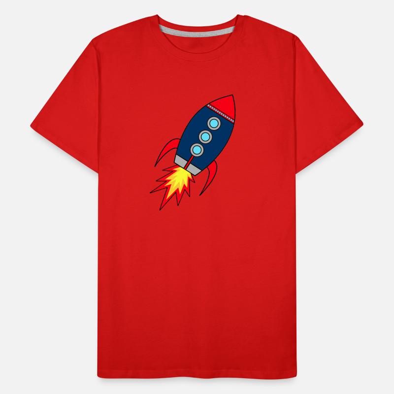 Rocket * rocket launches Men's Premium Organic T-Shirt