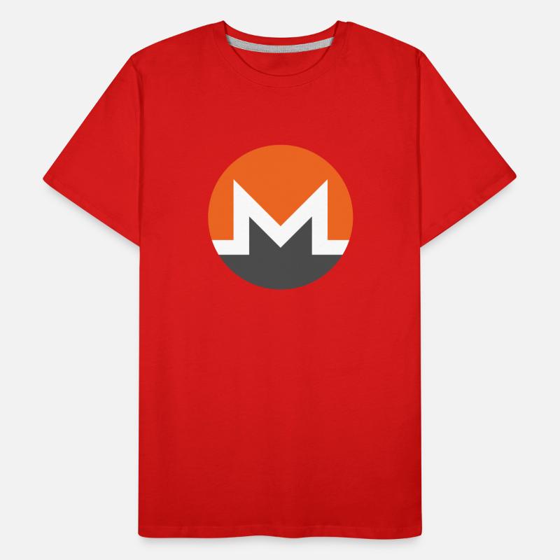 Monero - Private Cryptocurrency Men's Premium Organic T-Shirt