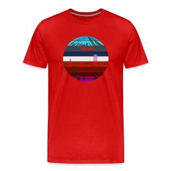 Tokyo - T-shirt bio Premium Homme - rouge - Devant - Damien (186cm)
