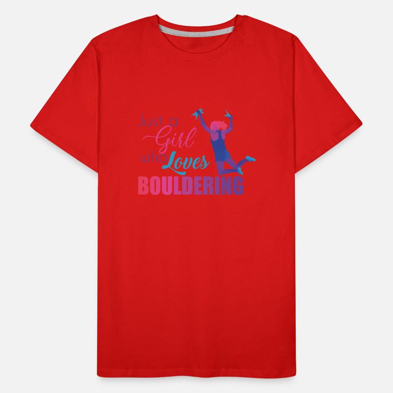 Bouldering Men's Premium Organic T-Shirt