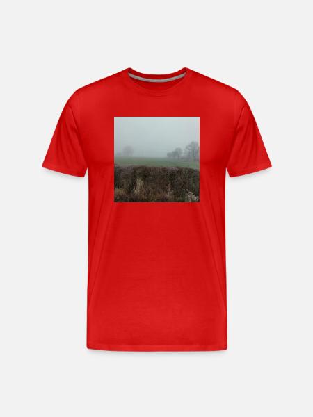 Fog - Men's Premium Organic T-Shirt - red