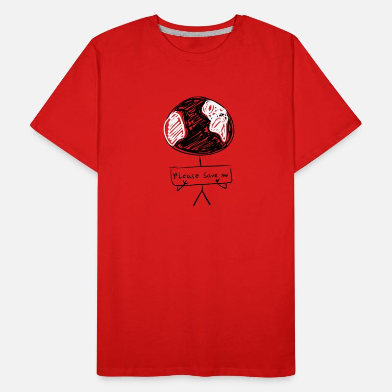 Changement climatique Protection du climat T-shirt bio Premium Homme
