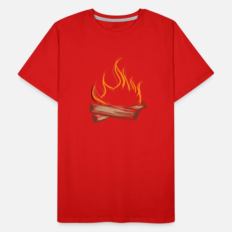 Campfire fire Men's Premium Organic T-Shirt