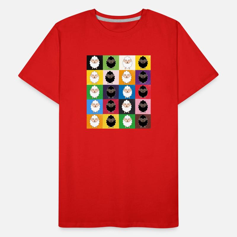 Patchwork sheep Men's Premium Organic T-Shirt