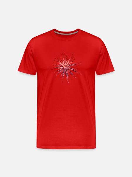 pattern symbol - Men's Premium Organic T-Shirt - red