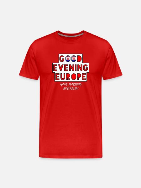 Eurovision Song Contest - Men's Premium Organic T-Shirt - red