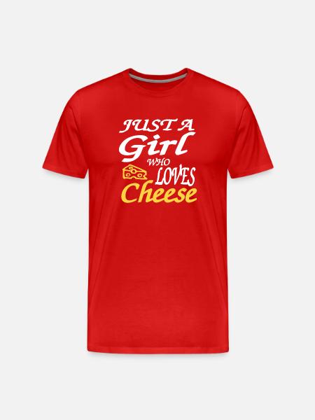 Cheese - Men's Premium Organic T-Shirt - red